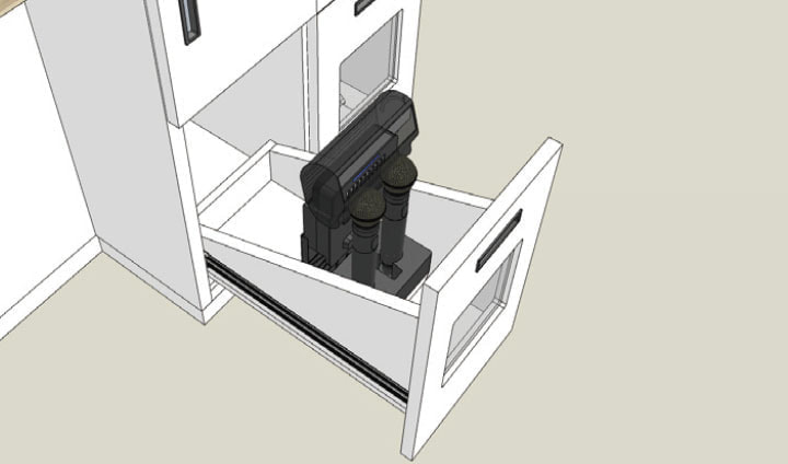 ワイヤレスマイク収納