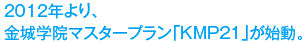 2012年より、
金城学院マスタープラン「KMP21」が始動。